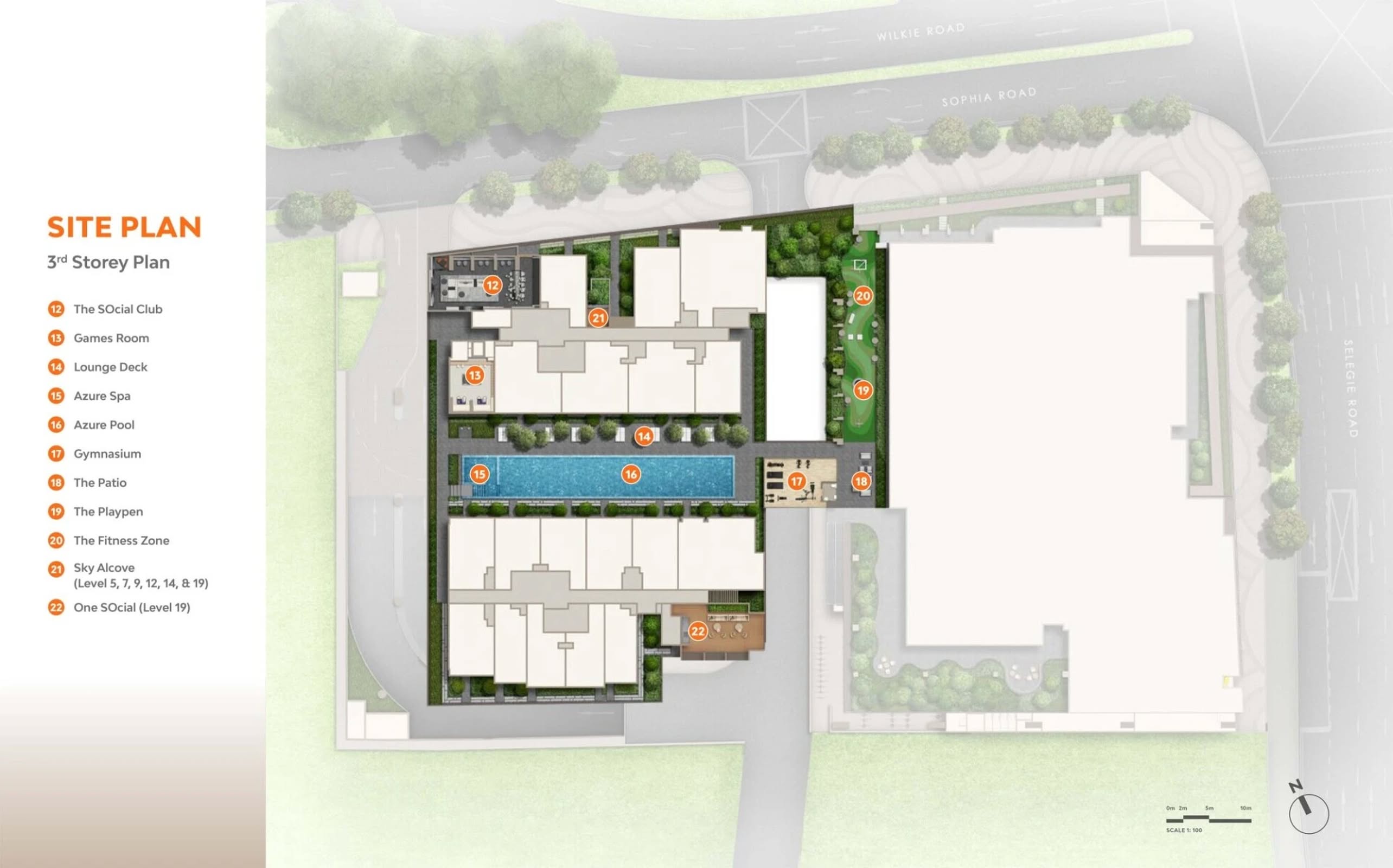 The Collective At One Sophia siteplan